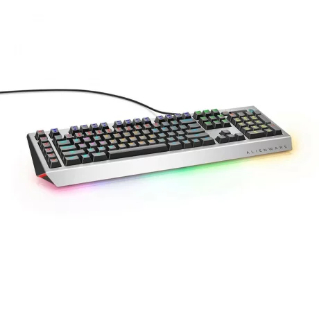 TASTATURA DELL - gaming, &quot;Alienware PRO AW768&quot;, cu fir, 104 taste, format standard , mecanica, switch Brown, USB, negru, &quot;580-AGLC&quot; (include TV 0.75 lei)