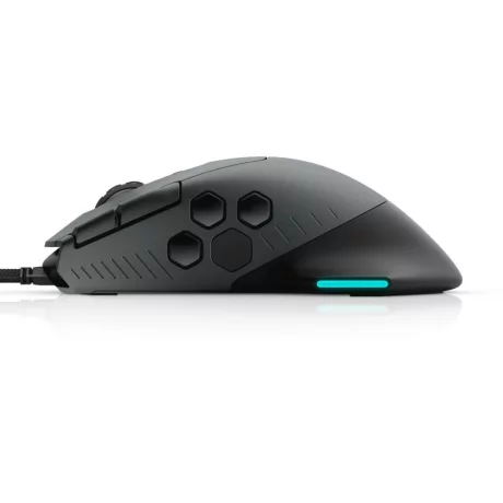 MOUSE DELL, &quot;AW510M GAMING ALIENWARE&quot; gaming, cu fir, optic, USB, 16000 dpi, 10/1, iluminare, butoane programabile, negru, &quot;545-BBCM&quot;, (include TV 0.15 lei)