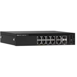 SWITCH DELL, DL N1108 , porturi Gigabit x 8, SFP x 2, PoE+ 10x, managed, rackabil da 1 RU half width, carcasa metalica, &quot;DNN1108P&quot;