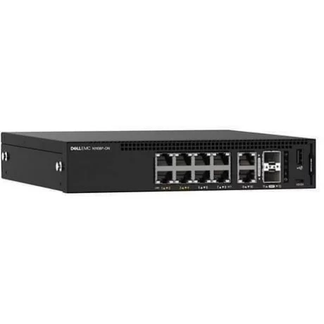 SWITCH DELL, DL N1108 , porturi Gigabit x 8, SFP x 2, PoE+ 10x, managed, rackabil da 1 RU half width, carcasa metalica, &quot;DNN1108P&quot;