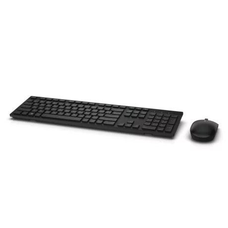 Kit TASTATURA si Mouse Dell, &quot;KM636&quot;, wireless, 107 taste format standard, mouse , 3/1 butoane, negru, &quot;580-ADFT&quot; (include TV 0.75 lei)