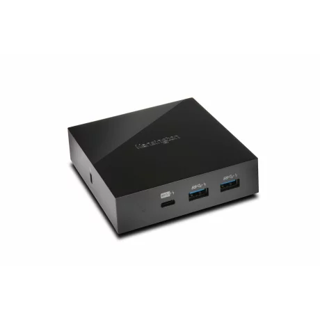 DOCKING Station KENSINGTON universal, conectare PC USB Type C | Thunderbolt 3, USB 3.1 x 2 | USB Type C x 1, porturi video Display Port x 1 | HDMI x 1, RJ-45, NB 60 W, negru, &quot;K38260EU_BF&quot;