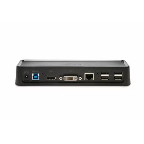 DOCKING Station KENSINGTON universal, conectare PC USB 3.0, USB 2.0 x 4 | USB 3.0 x 2, porturi video VGA x 1 | DVI-I x 1 | HDMI x 1, RJ-45, negru, &quot;K33991WW&quot;