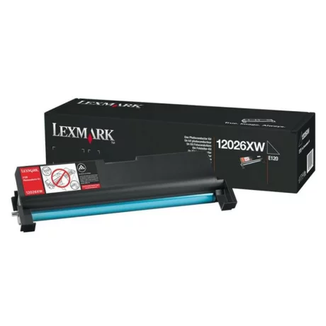 Drum Unit Original Lexmark Black, 12026XW, pentru Optra E120, 25K, incl.TV 0.8 RON, &quot;12026XW&quot;