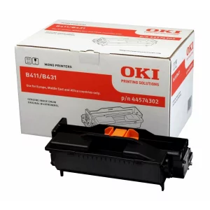 Drum Unit Original Oki Black, 44574302, pentru B411D|B411DN|B431D|B431DN|B432DN|B512DN|MB 461DN|MB 471DN|MB 471DW|MB 491DN|MB 492DN|MB 562DNW, 25K, incl.TV 0 RON, &quot;44574302&quot;