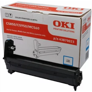 Drum Unit Original OKI Cyan, 43870023, pentru C5850|C5950|MC560, 20K, incl.TV 0 RON, &quot;43870023&quot;