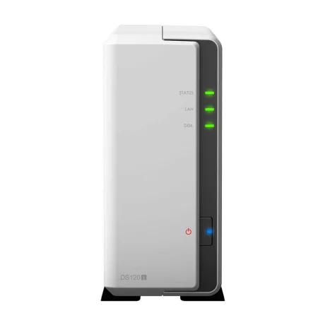 NAS SYNOLOGY, tower, HDD x 1, capacitate maxima 16 TB, memorie RAM 512 MB, RJ-45 (Gigabit), porturi USB 2.0 x 2, &quot;DS120j&quot;