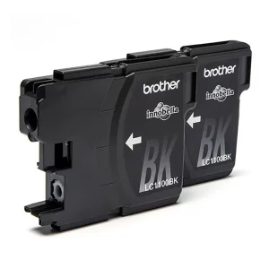 Dual-Pack  Original Brother Black, LC1100BK, pentru DCP-385|395|585|6690|J715|MFC-490|5490|5895|6490|6890|790, 2x450, incl.TV 0.11 RON, &quot;LC1100BKBP2&quot;