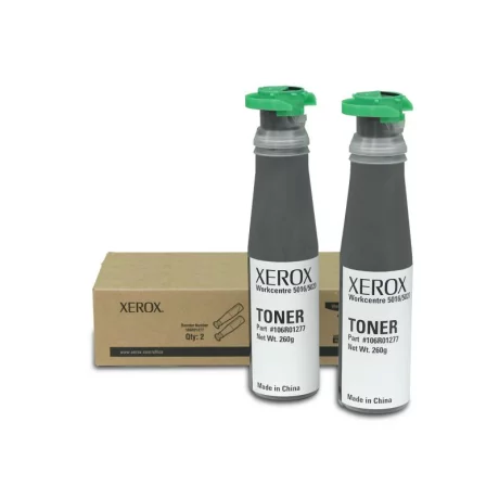 Dual-Pack Original Xerox Black, 106R01277, pentru WC 5016|WC 5020B|WC 5020DB|WC 5020DN, 2x6.3K, incl.TV 0.8 RON, &quot;106R01277&quot;