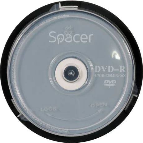 DVD-R SPACER  4.7GB, 120min, viteza 16x,  10 buc, spindle, &quot;DVDR10&quot; 45501039 / 18842 001 001 / 166557