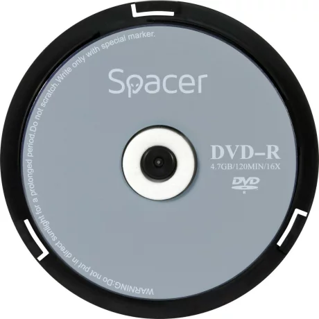 DVD-R SPACER  4.7GB, 120min, viteza 16x,  25 buc, spindle, &quot;DVDR25&quot; 166556/45501234 / 19403 001 001/166556