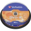 DVD-R VERBATIM  4.7GB, 120min, viteza 16x,  10 buc, Single Layer, spindle, &quot;Matt Silver&quot; &quot;43523&quot; 951762