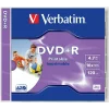 DVD+R VERBATIM 4.7GB, 120min, viteza 16x, 1 buc, Single Layer, carcasa, printabil, &quot;Wide Inkjet Printable&quot; &quot;43507&quot;