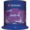 DVD+R VERBATIM  4.7GB, 120min, viteza 16x, 100 buc, Single Layer, spindle, &quot;Matt Silver&quot; &quot;43551&quot;