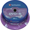 DVD+R VERBATIM  4.7GB, 120min, viteza 16x,  25 buc, Single Layer, spindle, &quot;Matt Silver&quot; &quot;43500&quot;