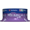 DVD+R VERBATIM  8.5GB, 240min, viteza 8x, 25 buc, Double Layer, spindle, &quot;Matt Silver&quot; &quot;43757&quot;