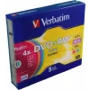 DVD+RW VERBATIM  4.7GB, 120min, viteza 1-4x, set 5 buc, Single Layer, carcasa, &quot;Colours&quot; &quot;43297&quot;