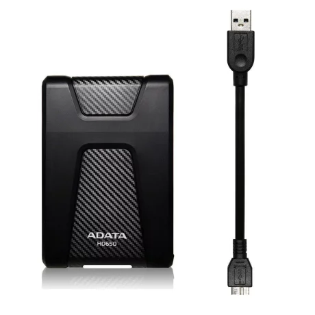 HDD extern ADATA 2 TB, HD650, 2.5 inch, USB 3.2, negru, &quot;AHD650-2TU3-CBK&quot; (include TV 0.75 lei)