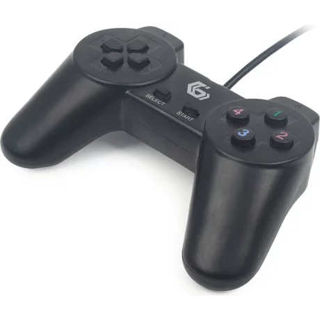 GAMEPAD cu fir GEMBIRD, PC, USB, negru, JPD-UB-01