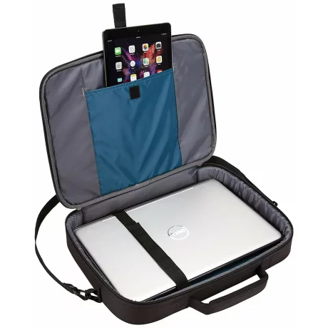 GEANTA CASE LOGIC, pt. notebook de max. 15.6 inch, 1 compartiment, buzunar frontal x 2, waterproof, poliester, negru, &quot;ADVB-116 BLACK&quot;