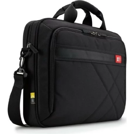 GEANTA CASE LOGIC, pt. notebook de max. 17 inch, 1 compartiment, buzunar frontal | buzunar dorsal, waterproof, poliester, negru, &quot;DLC-117 BLACK&quot;