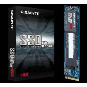 SSD GIGABYTE, 256 GB, M.2, PCIe Gen3.0 x4, 3D Nand, R/W: 1700/1100 MB/s, &quot;GP-GSM2NE3256GNTD&quot;
