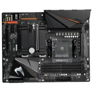 GIGABYTE Main Board Desktop B550 AORUS PRO V2 (AM4, 4xDDR4, 3xPCI-E x16, 2xPCI-E x1, 2x M.2, 6xSATA3, 4xUSB3.2 Gen1, 2xUSB3.2 Gen2 Type-A, 2xUSB-C, 10xUSB 2.0, HDMI, Audio, 2.5GbE LAN) ATX Retail