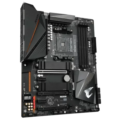 GIGABYTE Main Board Desktop B550 AORUS PRO V2 (AM4, 4xDDR4, 3xPCI-E x16, 2xPCI-E x1, 2x M.2, 6xSATA3, 4xUSB3.2 Gen1, 2xUSB3.2 Gen2 Type-A, 2xUSB-C, 10xUSB 2.0, HDMI, Audio, 2.5GbE LAN) ATX Retail