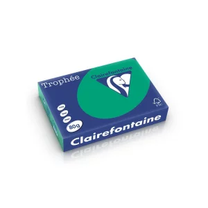 Hârtie color Clairefontaine Intens Verde Inchis