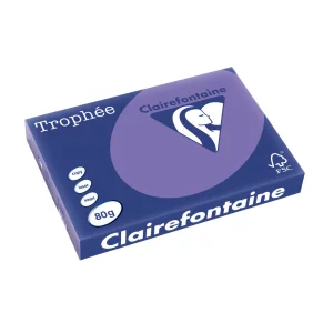 Hartie color Clairefontaine Intens A3 Liliac