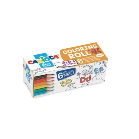 Hartie Mini Coloring Roll Carioca 85x10 cm ABC