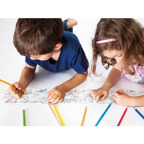 Hartie Mini Coloring Roll Carioca 85x10 cm SEA
