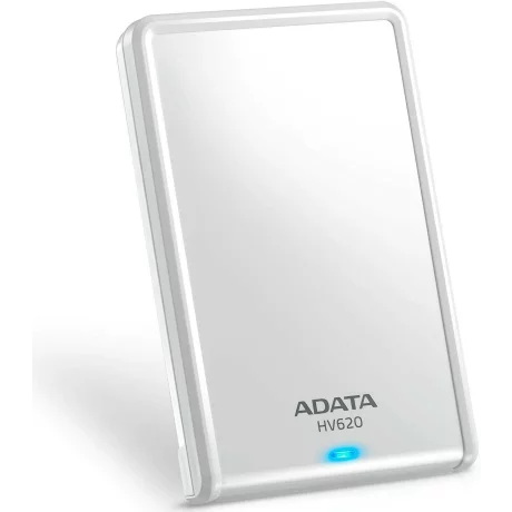 HDD extern ADATA 2 TB, HV620, 2.5 inch, USB 3.0, alb, &quot;AHV620-2TU3-CWH&quot; (include TV 0.75 lei)