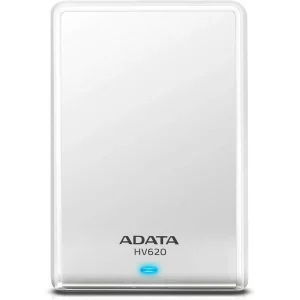 HDD extern ADATA 2 TB, HV620, 2.5 inch, USB 3.0, alb, &quot;AHV620-2TU3-CWH&quot; (include TV 0.75 lei)