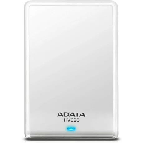 HDD extern ADATA 2 TB, HV620, 2.5 inch, USB 3.0, alb, &quot;AHV620-2TU3-CWH&quot; (include TV 0.75 lei)