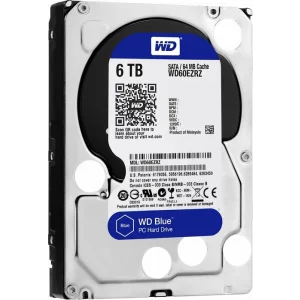 HDD WD 6 TB, Blue, 5.400 rpm, buffer 256 MB, pt. desktop PC, &quot;WD60EZAZ&quot;