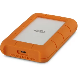 HDD extern LACIE 1 TB, Rugged, 2.5 inch, USB 3.0, portocaliu/ argintiu, &quot;STFR1000800&quot;