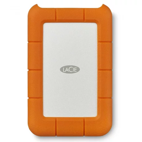 HDD extern LACIE 2 TB, Rugged, 2.5 inch, USB 3.0, portocaliu/ argintiu, &quot;STFR2000800&quot;