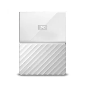 HDD extern WD 1 TB, My Passport, 2.5 inch, USB 3.0, alb, &quot;WDBYNN0010BWT-WESN&quot;