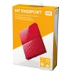 HDD extern WD 1 TB, My Passport, 2.5 inch, USB 3.0, rosu, &quot;WDBYNN0010BRD-WESN&quot;