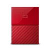 HDD extern WD 1 TB, My Passport, 2.5 inch, USB 3.0, rosu, &quot;WDBYNN0010BRD-WESN&quot;