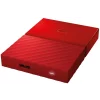 HDD extern WD 1 TB, My Passport, 2.5 inch, USB 3.0, rosu, &quot;WDBYNN0010BRD-WESN&quot;