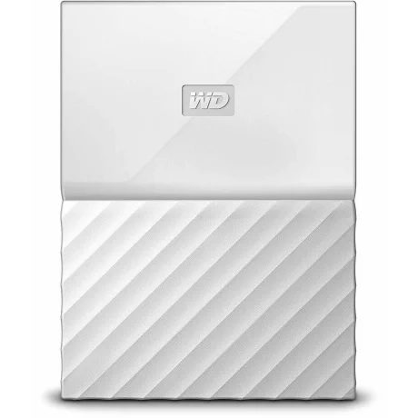 HDD extern WD 2 TB, My Passport, 2.5 inch, USB 3.0, alb, &quot;WDBS4B0020BWT-WESN&quot;