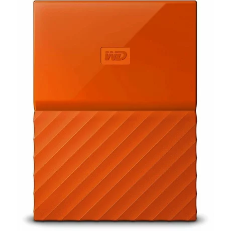 HDD extern WD 2 TB, My Passport, 2.5 inch, USB 3.0, portocaliu, &quot;WDBS4B0020BOR-WESN&quot;