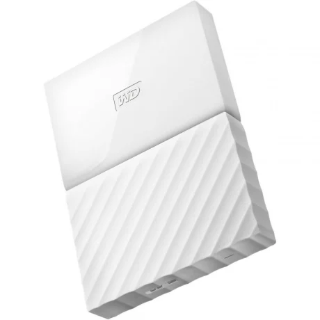 HDD extern WD 3 TB, My Passport, 2.5 inch, USB 3.0, alb, &quot;WDBYFT0030BWT-WESN&quot;