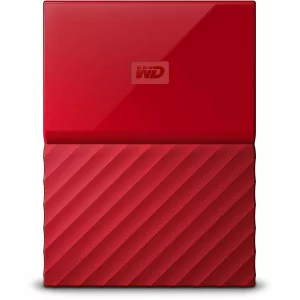 HDD extern WD 4 TB, My Passport, 2.5 inch, USB 3.0, rosu, &quot;WDBYFT0040BRD-WESN&quot;
