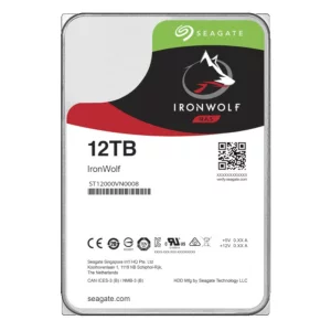 HDD SEAGATE 12 TB, IronWolf, 7.200 rpm, buffer 256 MB, pt. NAS, &quot;ST12000VN0008&quot;