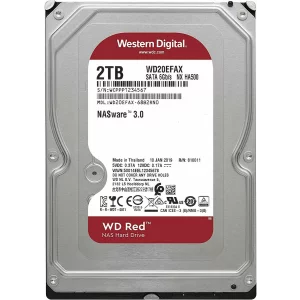 HDD WD 2 TB, Red, 5.400 rpm, buffer 256 MB, pt. NAS, &quot;WD20EFAX&quot;