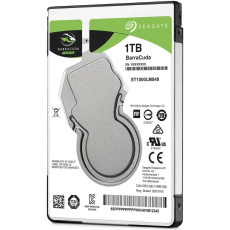 HDD notebook SEAGATE 1 TB, Barracuda, 5400 rpm, buffer 128 MB, 6 Gb/s, S-ATA 3, &quot;ST1000LM048&quot;