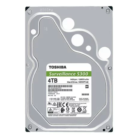 HDD TOSHIBA 4 TB, S300, 5.400 rpm, buffer 128 MB, pt. supraveghere, &quot;HDWT140UZSVA&quot;